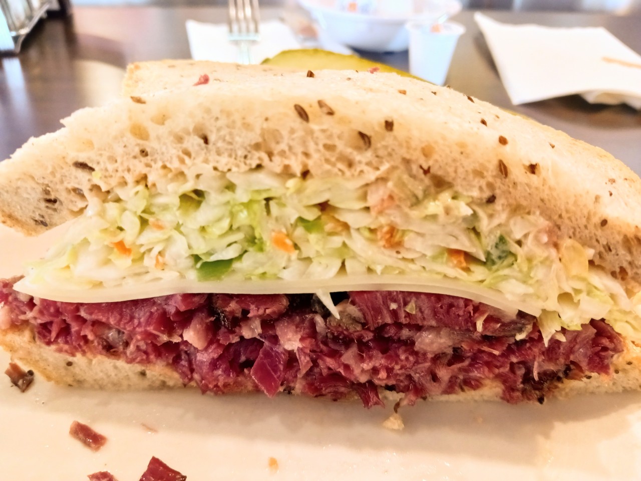 MEJORES COMIDAS: El No.  Sándwich de 19 pastrami en Langer's