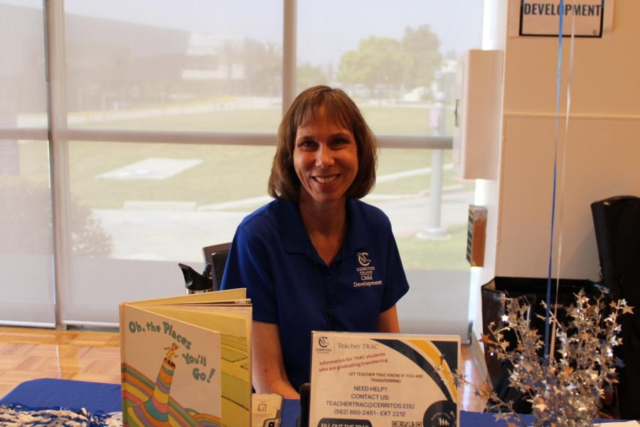 Angie+Beck+the+Child+Development+Training+Consortium+Campus+Administrator+at+the+2023+grad+fair.+Photo+credit%3A+Sophia+Castillo